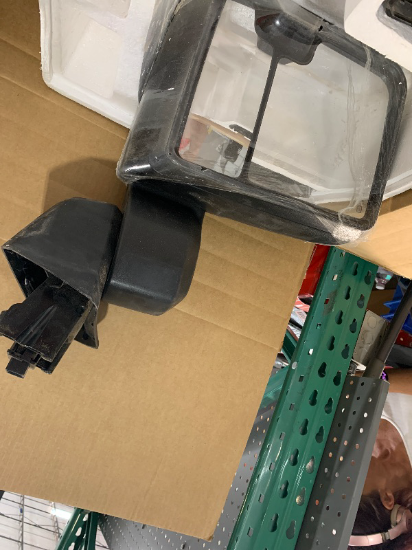 Photo 1 of (driver side only) (no pair) SCITOO Tow Mirror Compatible with for 2019-2022 For Chevy For Silverado 1500 Pickup Truck Mirrors Power Heated Turn Signal Width Puddle Running Back-up Light Temp Sensor Chrome Towing Mirrors LH