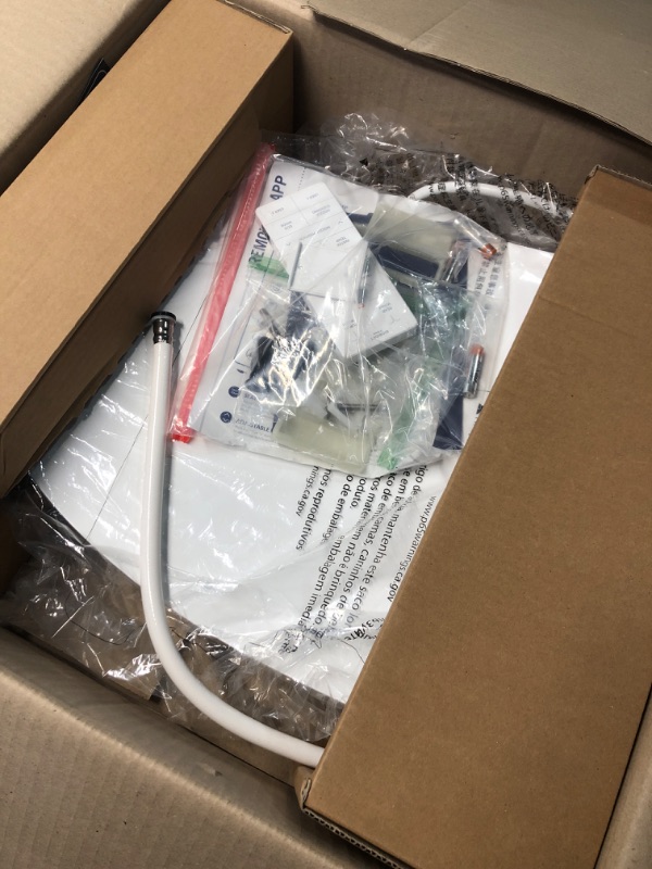 Photo 1 of (UNABLE TO TEST FUNCTIONALITY) (PARTIAL SET) Bio Bidet BB1200 Smart Bidet Toilet App-Enabled iOS & Android Warm Water with Air Dryer, Heated Seat with Slow Close Lid, Remote Control, Elongated, White