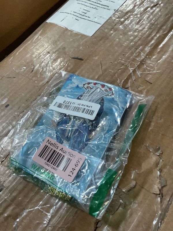 Photo 1 of **PARTIAL SET ONLY 1** Alexandra Int'l Our Lady Undoer of Knots Icon Cloth Tapestry Rosary Zipper Close Pouch 5 3/8 Inch