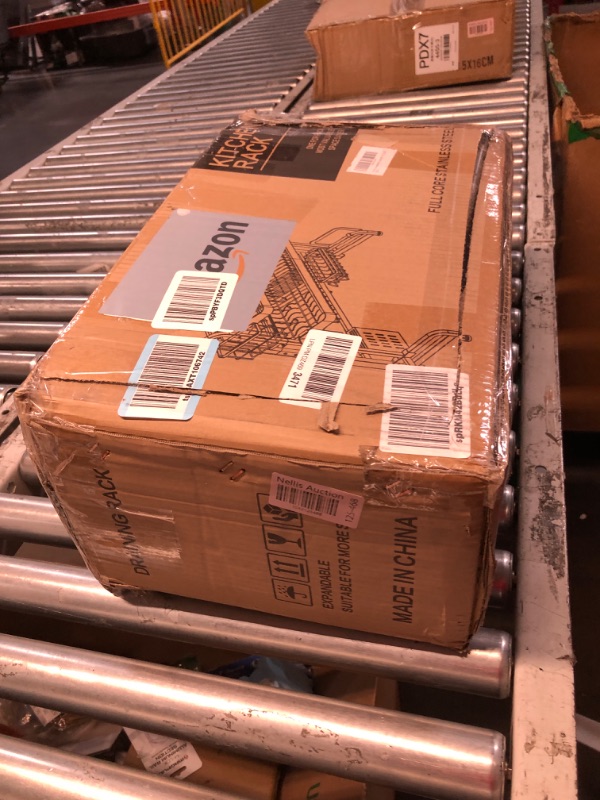 Photo 1 of LIVOD Over The Sink Dish Drying Rack,3 Tier Adjustable Length Full Stainless Steel Large Storage Kitchen Dish Rack,for Kitchen Counter Expandable Multifunctional Organizers,Silver (25.98-37.6")