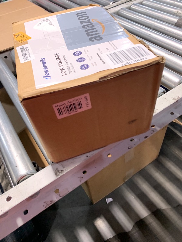 Photo 1 of DEWENWILS 200W Low Voltage Landscape Transformer, Outdoor Weatherproof Transformer with Timer and Photocell Sensor, 120V AC to 12V AC for LED Lighting, Spotlight, Pathway Light, ETL Listed