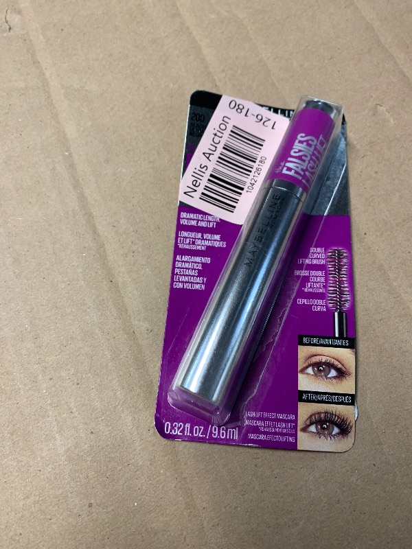 Photo 1 of *** FACTORY SEALED***Maybelline The Falsies Lash Lift Washable Mascara Volumizing, Lengthening, Lifting, Curling, Multiplying, Eye Makeup, Blackest Black, 1 Count