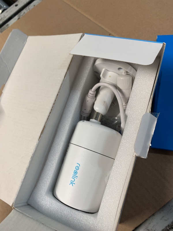 Photo 1 of REOLINK CX410 2K PoE Security Camera Outdoor with F1.0 Aperture, True Color Night Vision, 1/1.8" Image Sensor, Adjustable Warm Light, Human/Vehicle/Pet Detection, Built-in Siren, 2-Way Talk