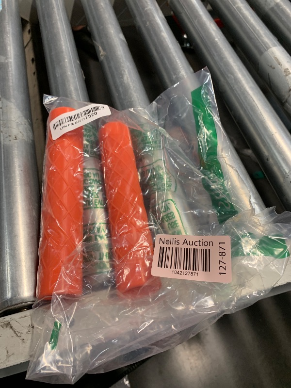 Photo 1 of Basysion Kayak Paddle-Grips Accessories Non-Slip Silicone Wraps for Blister Prevention, Essential Kayaking Accessories for Take-Apart Paddles (Orange)