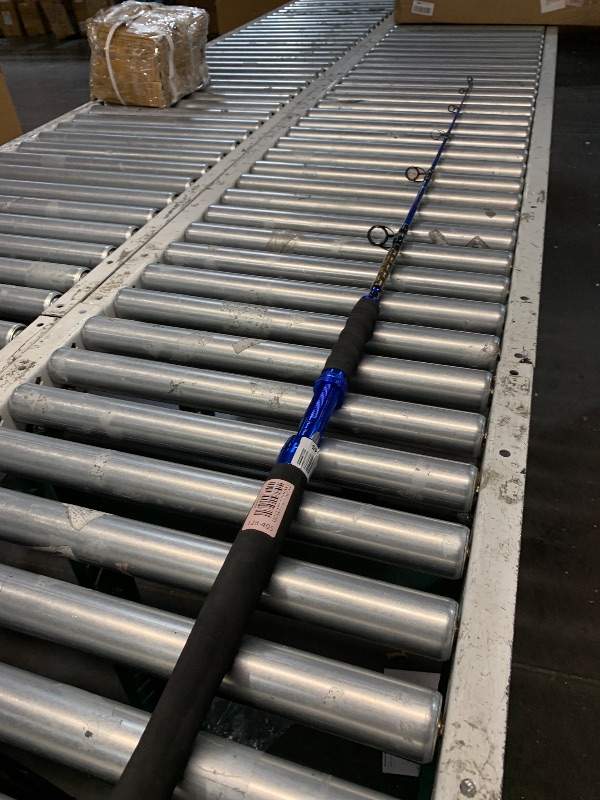 Photo 1 of Fiblink Saltwater Graphite Jig Jigging Spinning Fishing Rod Deep Sea Jig Pole (6-Feet, Medium Heavy, 50-80lbs)