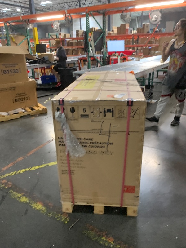 Photo 1 of *** PALLET  TRUCK/TRAILER PICKUP ONLY***
OVE Decors Indy 60 in. Undermount Double Sink Bathroom Vanity with White Engineered Marble Top, Warm Walnut