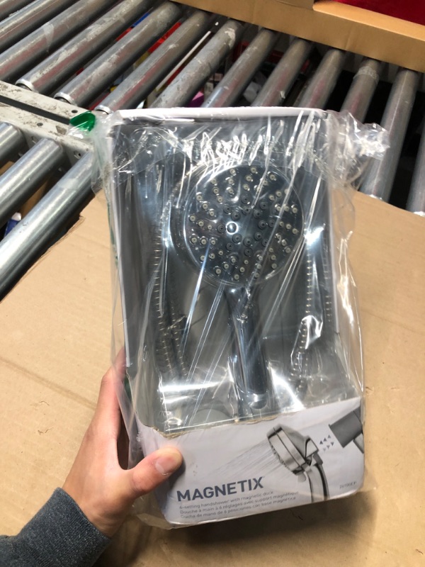 Photo 1 of ***(PARTS ONLY/ MAJOR DAMAGE/ SEE NOTES)***
Moen 26100EP Engage 3.5-inch Six-Function Removable Handheld Showerhead with Eco-Performance and Magnetic Docking System, Chrome