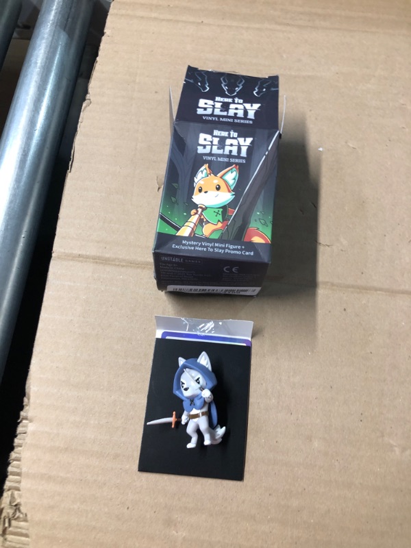 Photo 1 of TeeTurtle Unstable Games - Here to Slay: Vinyl Mini Series Blind Box - Includes mystery vinyl figure toy and exclusive holographic promo card