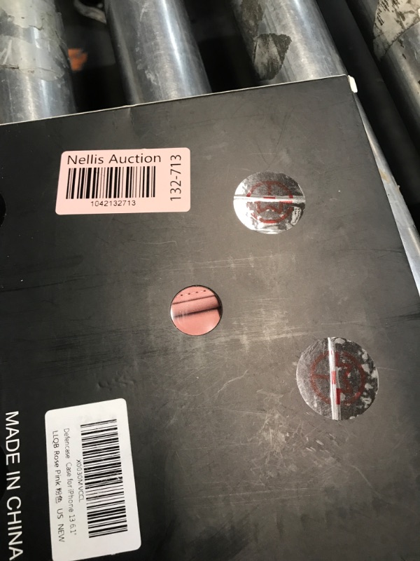 Photo 1 of Defencase Compatible with iPhone 13 Case Wallet with RFID Blocking Card Holder for Women and Men, Fashion PU Leather Magnetic Snap Flip Zipper Strap Wallet Phone Case Fit for iPhone 13 6.1", Rose Pink