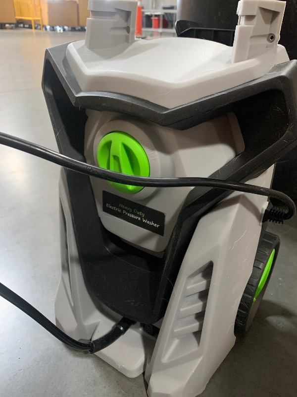 Photo 1 of ***(USED/ UNKNOWN IF MISSING PARTS)***Pressure Washer, 4800PSI 2.9 GPM Max Power Washer with Foam Cannon Electric Pressure Washer 56FT for Cars, Fences, Patios, Decks, Patios and Driveway Powerwasher