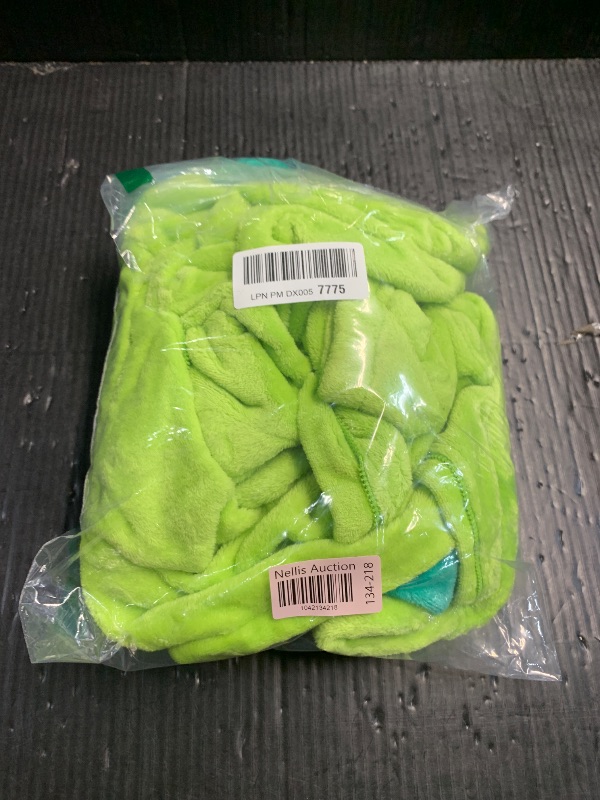 Photo 1 of (USED/FAIR) (BAGGED) LOLANTA Boys Girls Dinosaur Costume Bodysuit Flannel Toddler One Piece Jumpsuit Kids Gifts (Green, 6-7 Years)