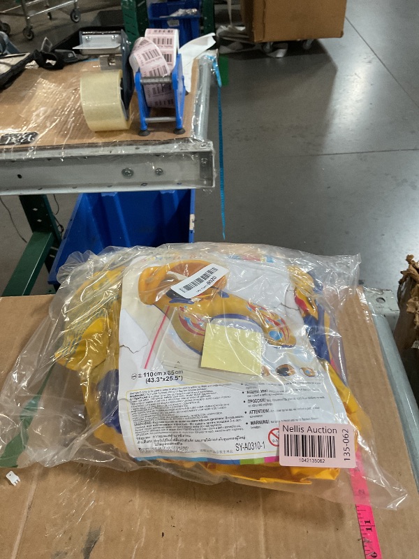 Photo 1 of EEOCWF Mommy Baby Pool Float with Canopy Detachable, Interactive Parents Toddlers Swimming Ring, Inflatable Infant Pool Floaty Toddler Floats with Handle for Summer