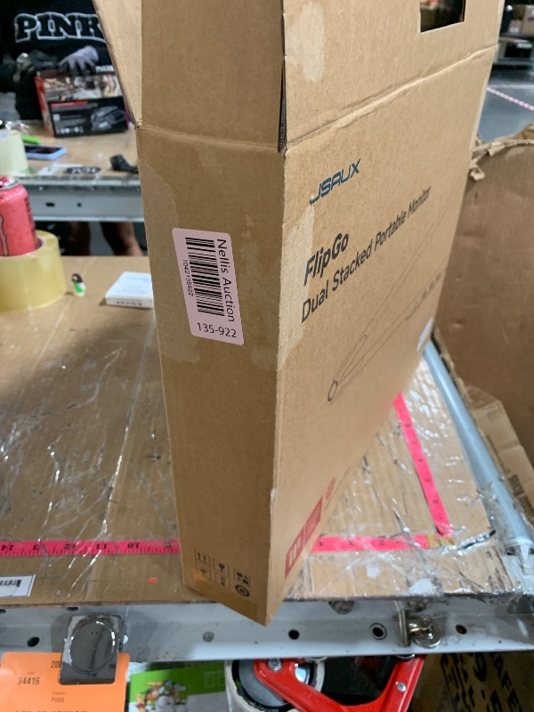 Photo 1 of JSAUX FlipGo Touchscreen 16" 2.5K Dual Portable Monitor, Triple Laptop Touch IPS Screen Extender | HiDPI Display | One Cable to Dual Screen | Built-in HUB | Magnetic Design for Windows