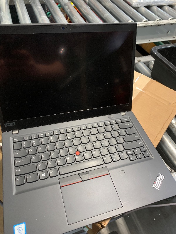 Photo 1 of (PARTS/SCRAP) (COMPUTER DOENS'T POWER ON) Lenovo ThinkPad T490s 14.0'' FHD Laptop Computer, Intel Quad-Core i5-8365, 16GB DDR4 RAM, 512GB SSD, Fingerprint, Backlit Keyboard, Wi-Fi, Bluetooth, Windows 10 Pro 64-bit (Renewed)