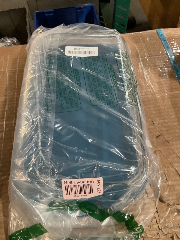 Photo 1 of Pyrex Deep 9x13-Inch Glass Baking Dish with Lid, Deep Casserole Dish, Glass Food Container, Oven, Freezer and Microwave Safe, Clear Container