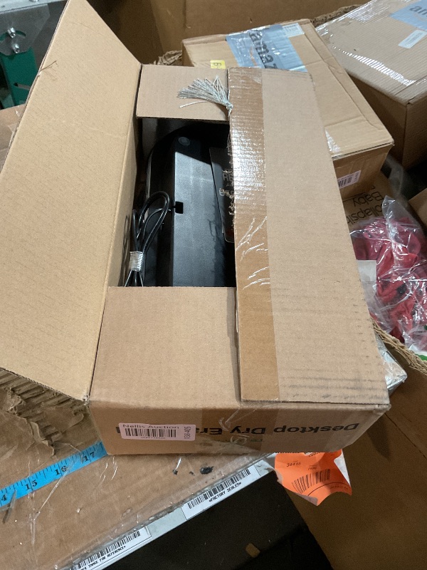 Photo 1 of ***(MISSING PARTS/ SEE NOTES)***TSJ OFFICE Glass Desktop Whiteboard - 17 X 7 Inches Small Dry Erase Board with Blue Light, Glass White Board Surface Notepad with 1 Drawer, Desk Organizers for Office, Home, School Supplies (Black)