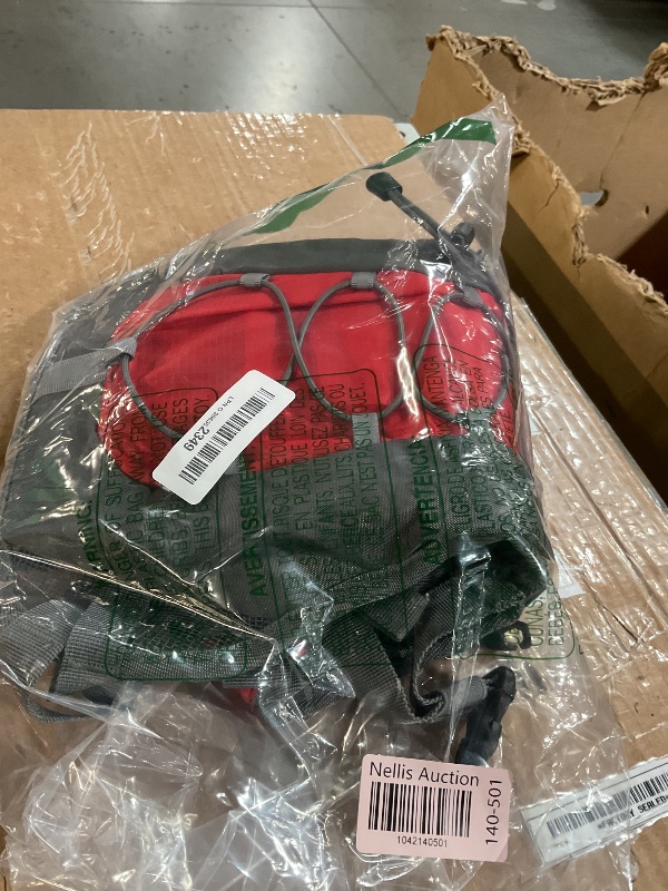 Photo 1 of (MISSING BLADDER) (BAG ONLY) (USED/FAIR) 
Unigear Hydration Pack Backpack with 70 oz 2L Water Bladder for Running, Hiking, Cycling, Climbing, Camping, Biking (Red)