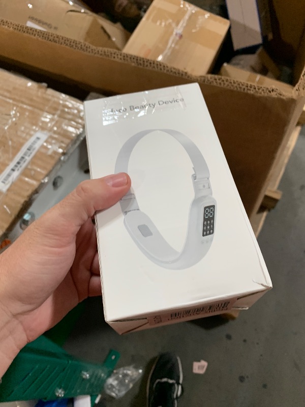 Photo 1 of **MISSING PARTS** Electric Double Chin Device and V-Face Machine with 8 Modes and 15 Gear Adjustable Intensities - Intelligent Double Chin Machine for V-face