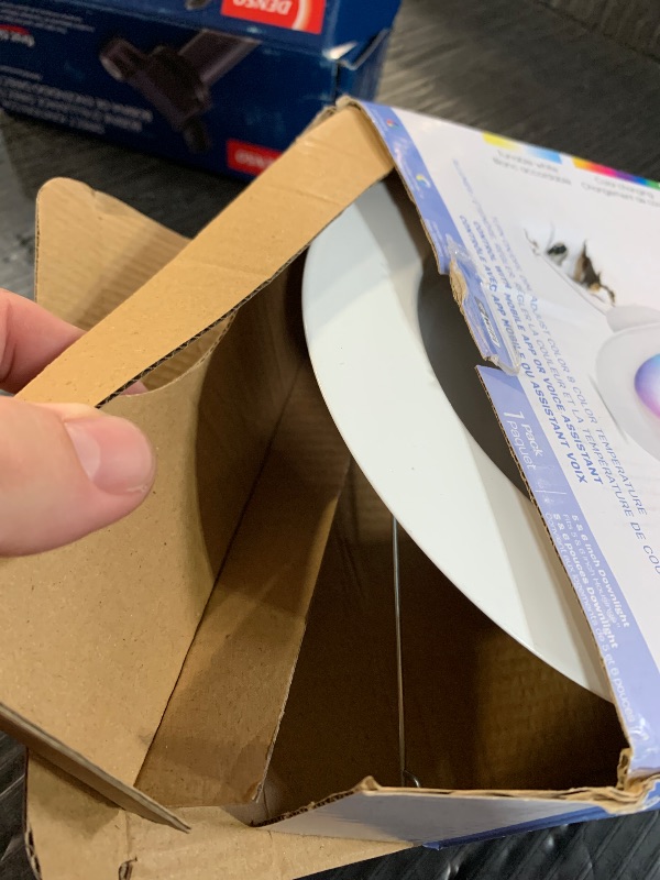 Photo 1 of Feit Electric Smart Recessed Downlights, 5-6 Inch, Wi-Fi LED, Dimmable Color-Changing, 1000 Lumens, 11.1W (75W Equivalent), Voice & App Control, Daylight to Soft White, 50,000 Hour Lifespan