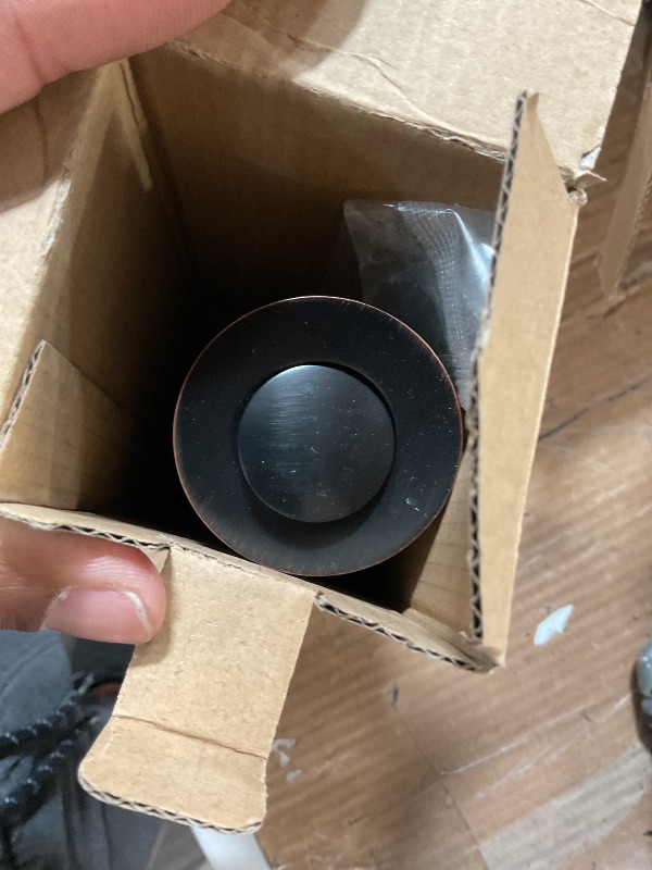 Photo 1 of (please see all images) plumbing metal pop up drain assembly 