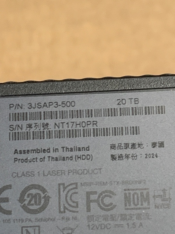 View 3 of Seagate Expansion 20TB External Hard Drive HDD - USB 3.0, with Rescue Data Recovery Services (STKP20000400)