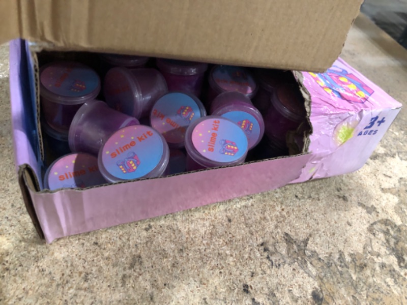Photo 1 of 36 Packs Unicorn Slime Kit, Unicorn Party Favors for Kids, Pretty Stretchy & Non-Sticky Galaxy Slime Pack, Slime Party Favors for Girls & Boys Goodie Bag Stuffers