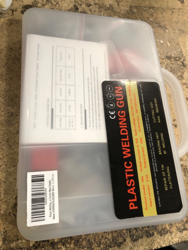 View 2 of ATOLS Plastic Welder, 1000PCS Staples, Plastic Welding Kit, Hot Stapler Kit, Plastic Welder Gun Kit, Car Bumper Repair Kit, Plastic Repair Kit