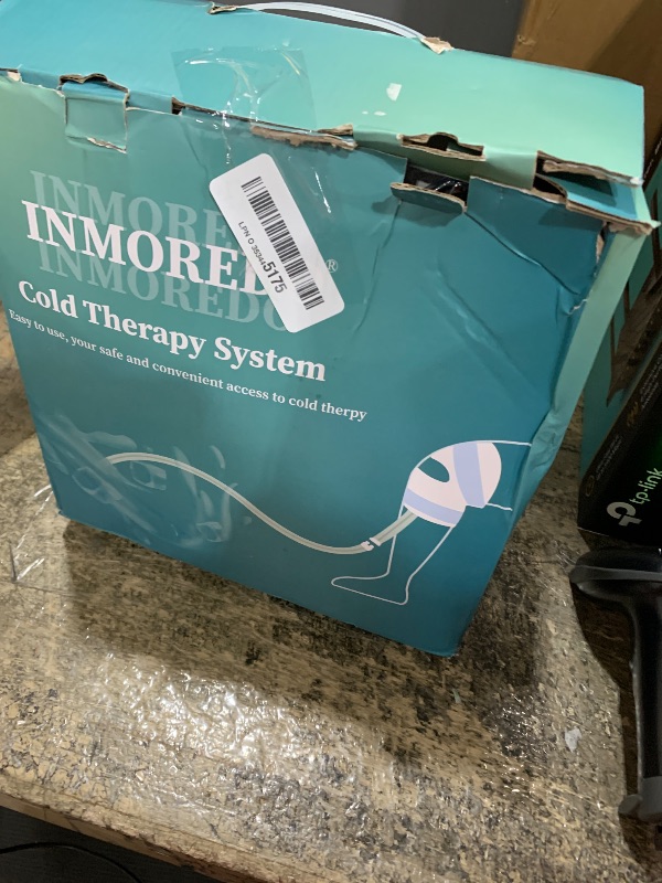 Photo 1 of Inmoredo Cold Therapy System Ice Machine System for ACL Knee Surgery Recovery - Quiet Pump, Flexible Kit, Portable, Knee Ice Machine, Ideal for Sports Injuries, Pains, Strain & Stiffness, Sprain