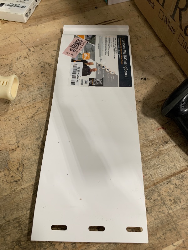 Photo 1 of Trusscore Wall&CeilingBoard, 16" Wide Panel - Sample (White)