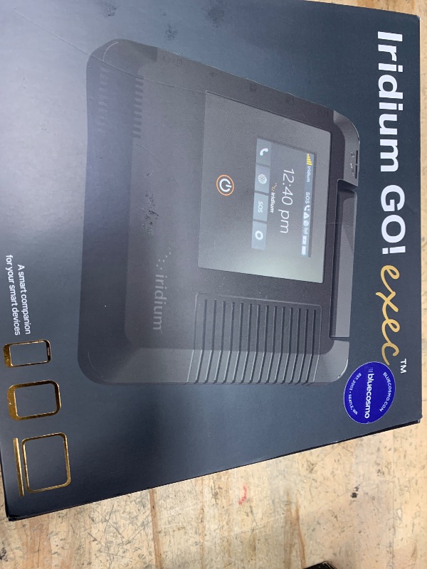 Photo 1 of BlueCosmo Iridium GO! Exec Portable Satellite Calling Device Portable WiFi Calling Device Satellite Based WiFi Access Point for Voice, Messaging & Data with Monthly Postpaid Service SIM Card