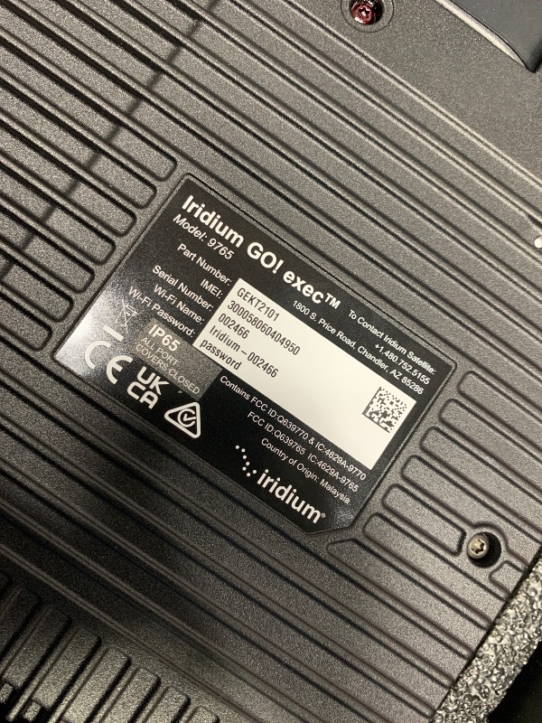 Photo 1 of BlueCosmo Iridium GO! Exec Portable Satellite Calling Device Portable WiFi Calling Device Satellite Based WiFi Access Point for Voice, Messaging & Data with Monthly Postpaid Service SIM Card