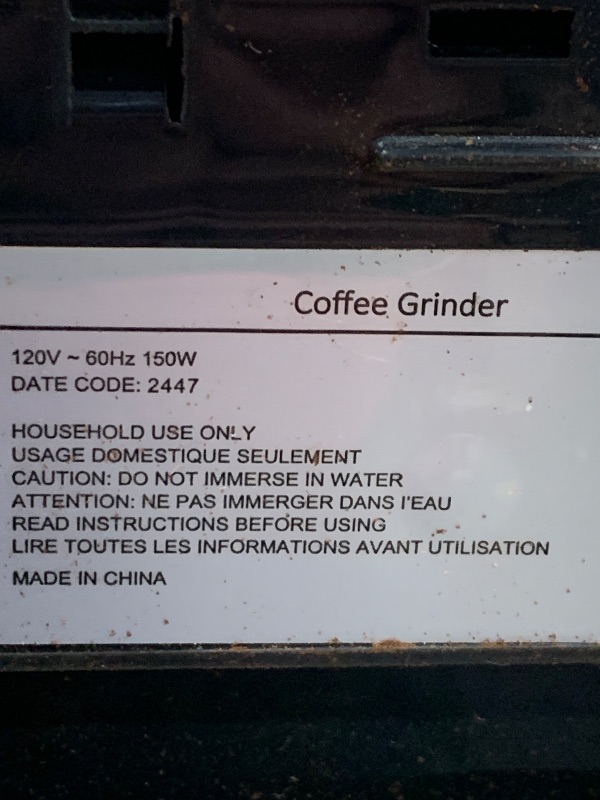 Photo 1 of (used)(missing pieces) SHARDOR Professional Conical Burr Coffee Grinder, Coffee Bean Grinder with 48 Grind Settings for Espresso