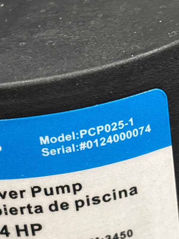Photo 1 of Acquaer 1/4 HP Automatic Swimming Pool Cover Pump, 115 V Submersible Sump Pump with 3/4” Check Valve Adapter & 25ft Power Cord, 2250 GPH Water Removal for Pool, Hot Tubs, Rooftops, Water Beds and more