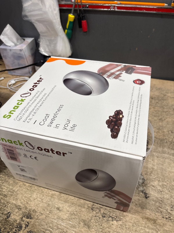 Photo 1 of Aieve Snack Coater Compatible with KitchenAid Tilt-Head Stand Mixer for Making Chocolate Covered Almonds, Pistachio, Peanut, Freeze Dried Strawberry, Raisin, Macadamia Nuts and Blueberry
