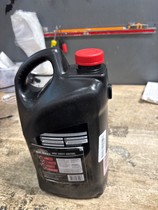 Photo 1 of Spectracide One-Shot Home Insect Control Insecticide with AccuShot Sprayer Refill Formulated for Indoor Use to Kill 500+ Listed Insects by Contact, 1 Gallon