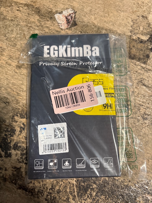 Photo 1 of EGKimBa compatible with iphone 16 Pro Max Privacy Screen Protector, 6.9 inch Gradient Colorful Anti-Spy Anti-Blue Light HD Easy Installation Tempered Glass