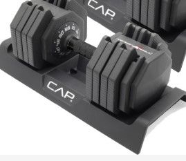 Photo 1 of ***PARTS ONLY ITEM*** CAP Barbell 55 lb fAdjustable Dumbbells with Full Rotation Black Handle