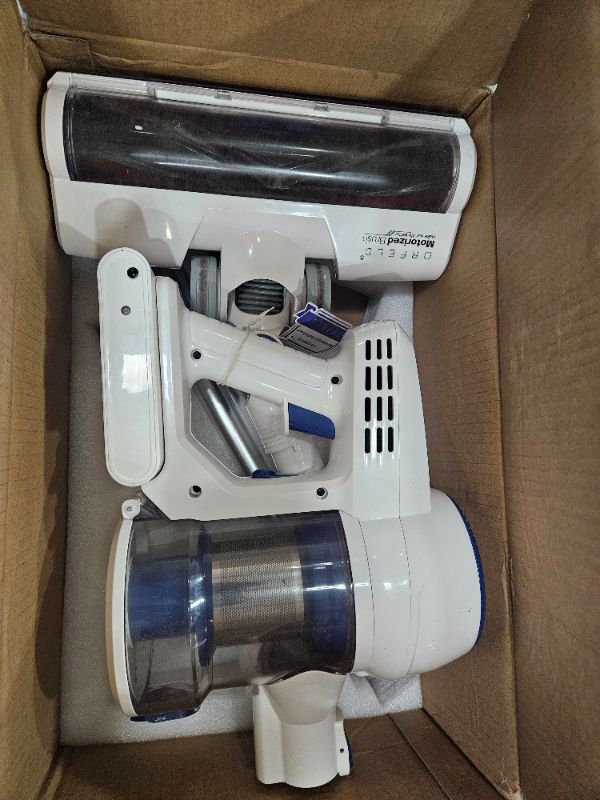 Photo 1 of ***PARTS ONLY***KRBORO Cordless Vacuum Cleaner, 180W Stick Vacuum with 45 Mins Runtime, 2 Suction Modes, Anti-Tangle Brush Head,Vacuum Cleaner for Home