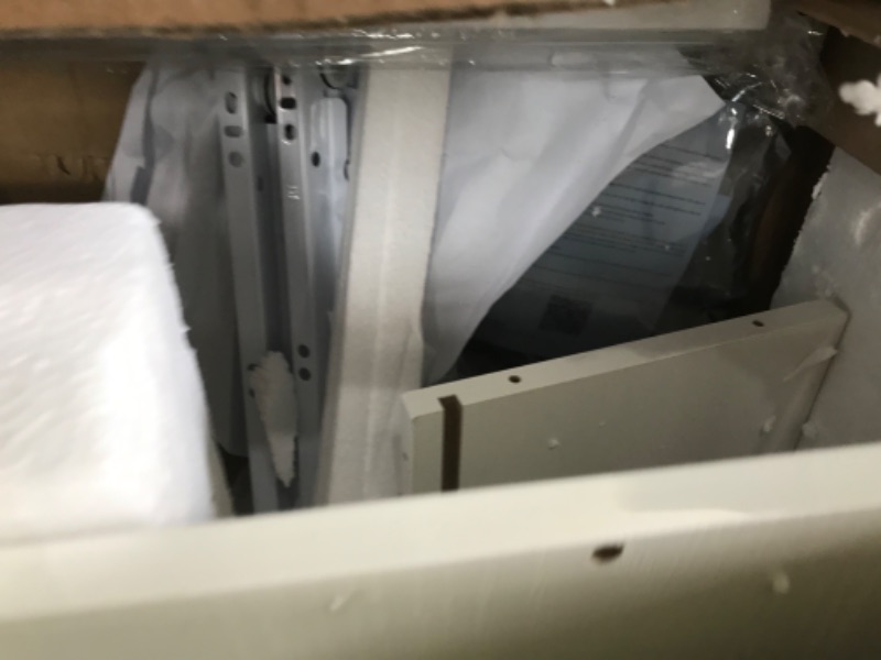 Photo 1 of ***MISSING BOX 2/2*** Upholstered platform bed size queen 