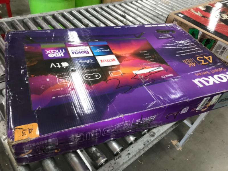 Photo 1 of ***FINAL SALE*** Roku Smart TV – 43-Inch Select Series 4K HDR RokuTV with Roku Enhanced Voice Remote, Brilliant 4K Picture, Automatic Brightness, & Seamless Streaming – Live Local News, Sports, Family Entertainment
