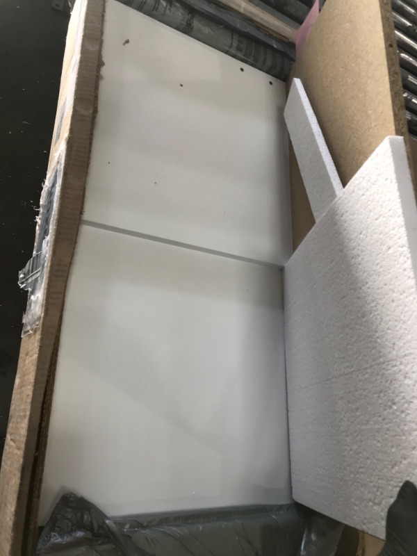 Photo 1 of ***BOX 2/2** Prepac HangUps 30" Large Garage Cabinet, Bathroom Cabinet Wall Mount, Ideal for Garage, Kitchen and Laundry Organization 30" W x 72" H x 16" D, White