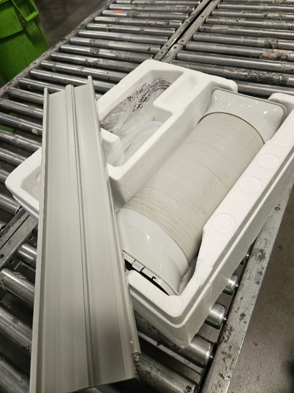 Photo 1 of 14000 BTU Portable Air Conditioners,Cools Up to 700 Sq.Ft,Portable AC Unit with Remote Control,Cooling,Fan,Dehumidification,Sleep Mode& Installation Kits for Large Rooms,White