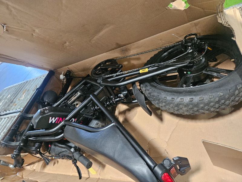 Photo 1 of Windone E2 Electric Bike for Adults, Full Suspension, 48V13Ah Removable Battery, Up to 28MPH & 46.6 Miles (PAS), 750W Ebike with All-Terrain 4.0" Fat Tires, Cruise Control, UL Certified, Moped E-Bike