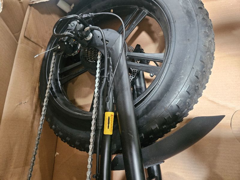 Photo 1 of Windone E2 Electric Bike for Adults, Full Suspension, 48V13Ah Removable Battery, Up to 28MPH & 46.6 Miles (PAS), 750W Ebike with All-Terrain 4.0" Fat Tires, Cruise Control, UL Certified, Moped E-Bike
