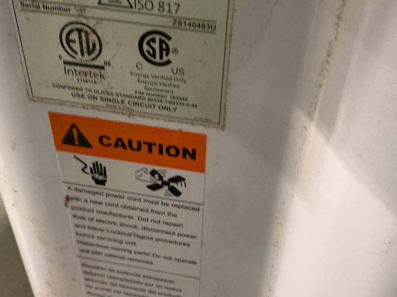 Photo 1 of ***SEE NOTES*** 
GE APSA13YBMW 13,000 Heat/Cool 9,950 BTU SACC Portable Air Conditioner for Medium 350 sq ft, Digital, Remote Control, Perfect for Bedroom or Living Room, Easy Install Kit Included, Eco-Friendly