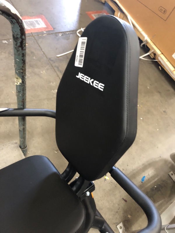 Photo 1 of JEEKEE Recumbent Exercise Bike for Adults Seniors - Indoor Magnetic Cycling Fitness Equipment for Home Workout Black