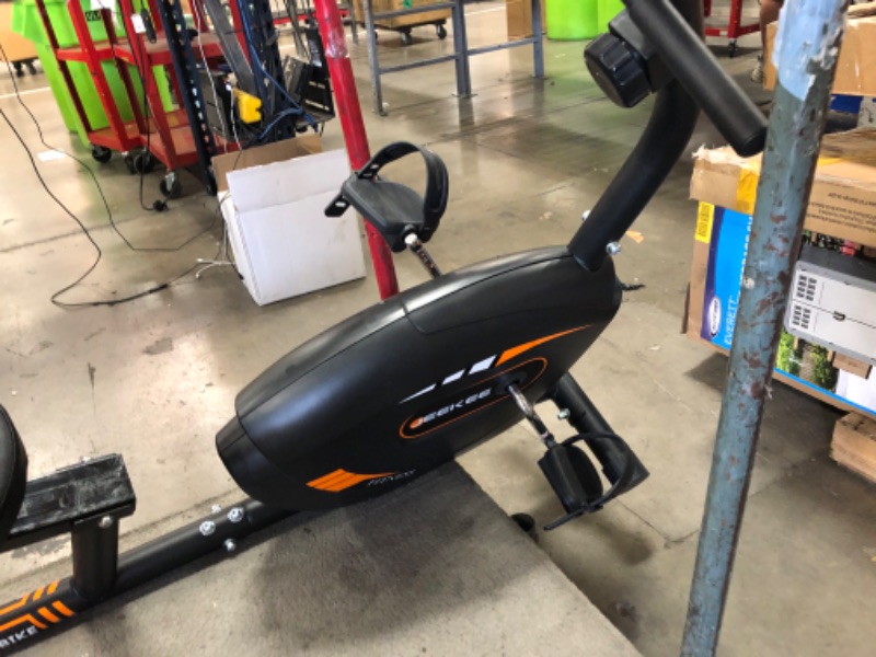 Photo 1 of JEEKEE Recumbent Exercise Bike for Adults Seniors - Indoor Magnetic Cycling Fitness Equipment for Home Workout Black