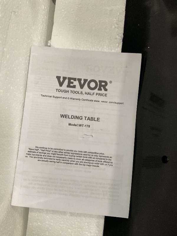 Photo 1 of (Unknown if complete) VEVOR Welding Cart, 2 Drawers Welder Cart 