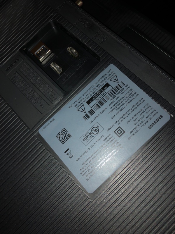 Photo 1 of MAJOR CRACKED/BROKEN SCREEN WHICH IS TEARING OFF FRAME***Samsung 75-Inch Class Crystal UHD U8000F 4K Smart TV (2025 Model) Endless Free Content, Crystal Processor 4K, MetalStream Design, Knox Security, Alexa Built-in