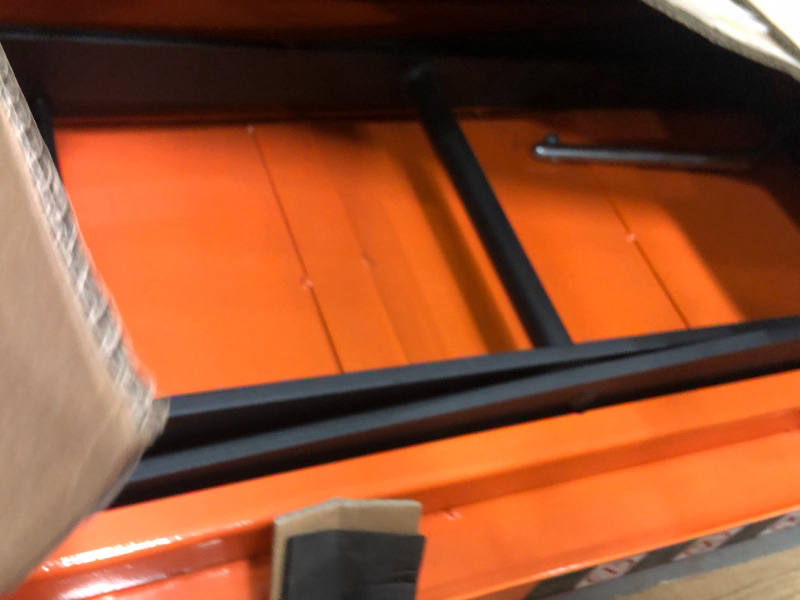 Photo 1 of (used)(incomplete) Hydraulic Lift Table Cart - 770 lbs Capacity, Adjustable Up to 59" Lifting Height, Manual Double Scissor Lift Table 